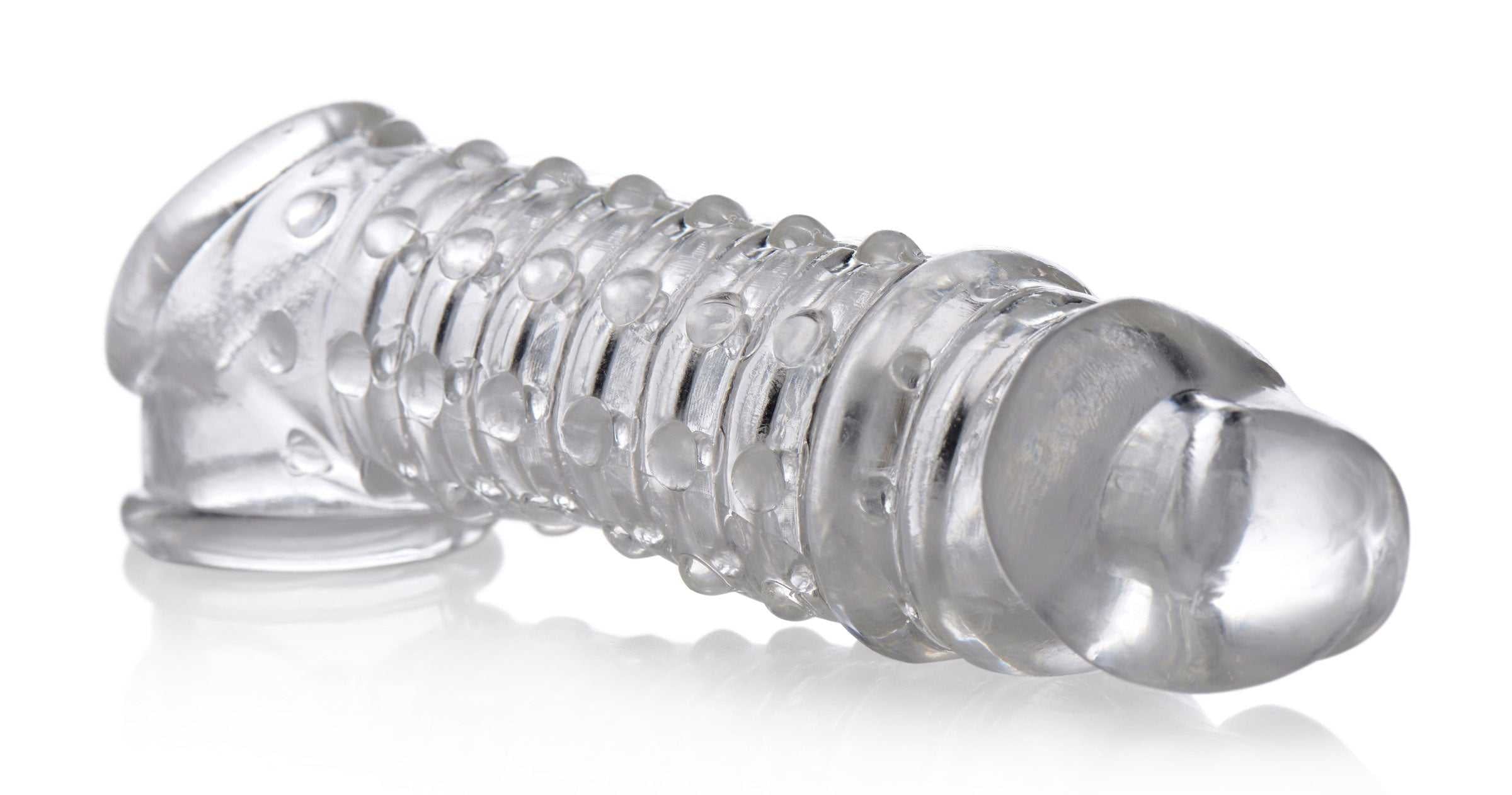 1.5 Inch Penis Enhancer Sleeve - Clear Luxe Ember Essentials