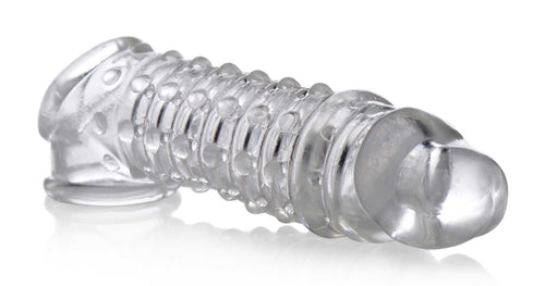 1.5 Inch Penis Enhancer Sleeve - Clear Luxe Ember Essentials