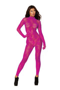 Bodystocking With Finger Gloves - One Size - Azalea Luxe Ember Essentials