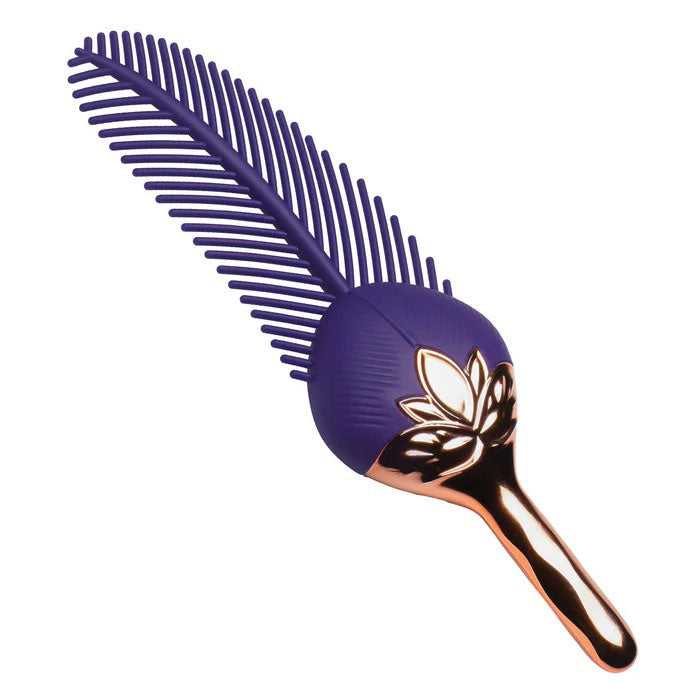 The Tickler Vibrating Silicone Feather Tickler Luxe Ember Essentials