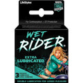 Wet Rider - Extra Lubricated Condoms - 3 Pack Luxe Ember Essentials
