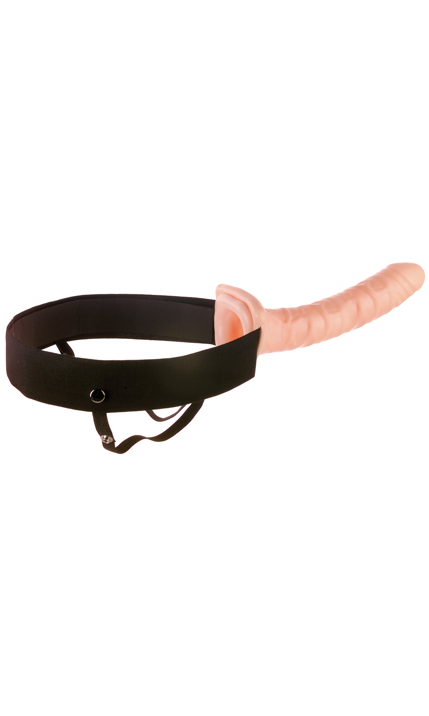 Fetish Fantasy Series 10 Inch Hollow Strap-on - Flesh Luxe Ember Essentials