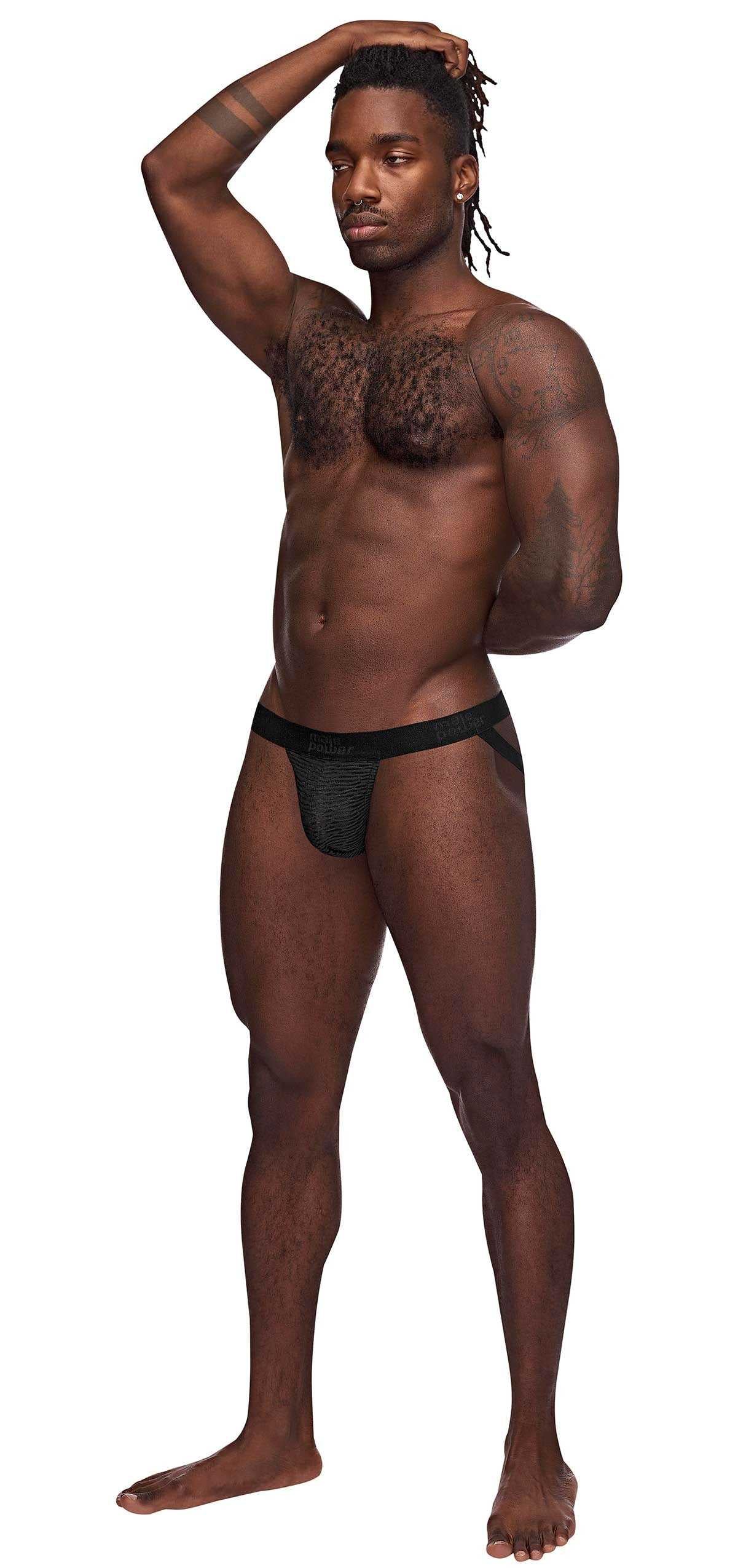 Sneak Peek Ring Jock - Large/ X-Large - Black Luxe Ember Essentials