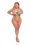 Taste the Rainbow Teddy and Thigh Hi Set - Rainbow Luxe Ember Essentials