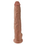 King Cock 14" Cock With Balls - Tan Luxe Ember Essentials