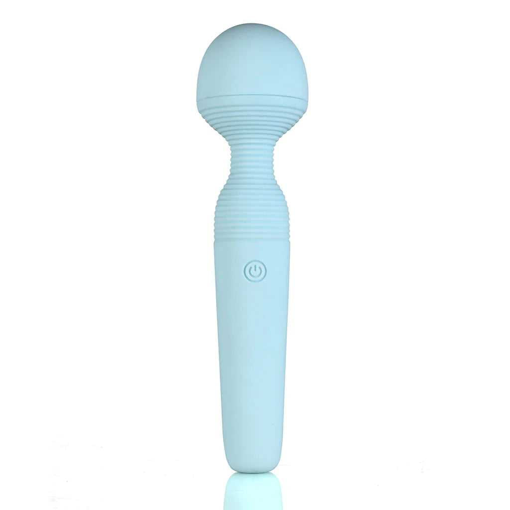 Grace Bendable Vibrating Pleasure Wand - Blue Luxe Ember Essentials