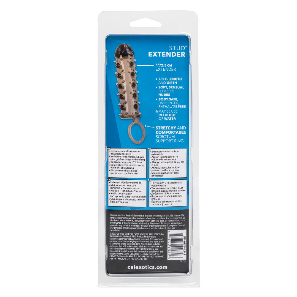 Stud Extender Smoke With Support Ring