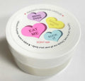 Vday Candy Heart Massage Candle - Madagascar Vanilla 1.7 Oz Luxe Ember Essentials