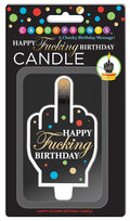Happy Fucking Birthday Candle Luxe Ember Essentials