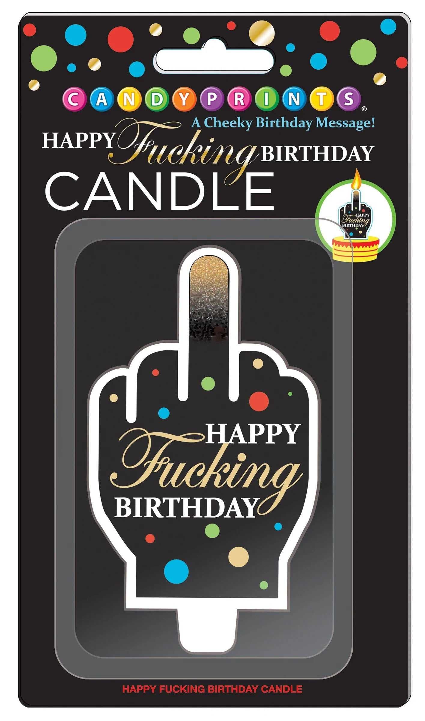 Happy Fucking Birthday Candle Luxe Ember Essentials