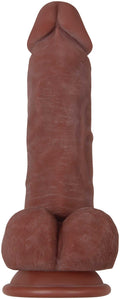 Real Supple Poseable Girthy Dark 8.5 Inch Luxe Ember Essentials