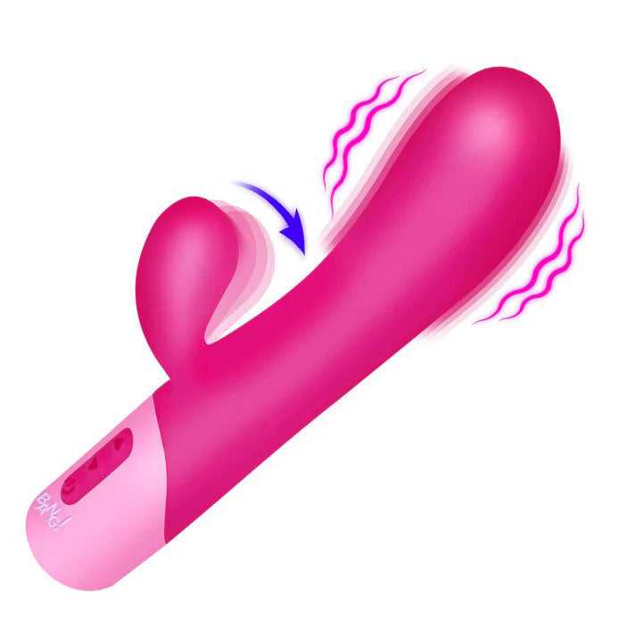 Clit Tapping Vibrating Rabbit - Pink Luxe Ember Essentials