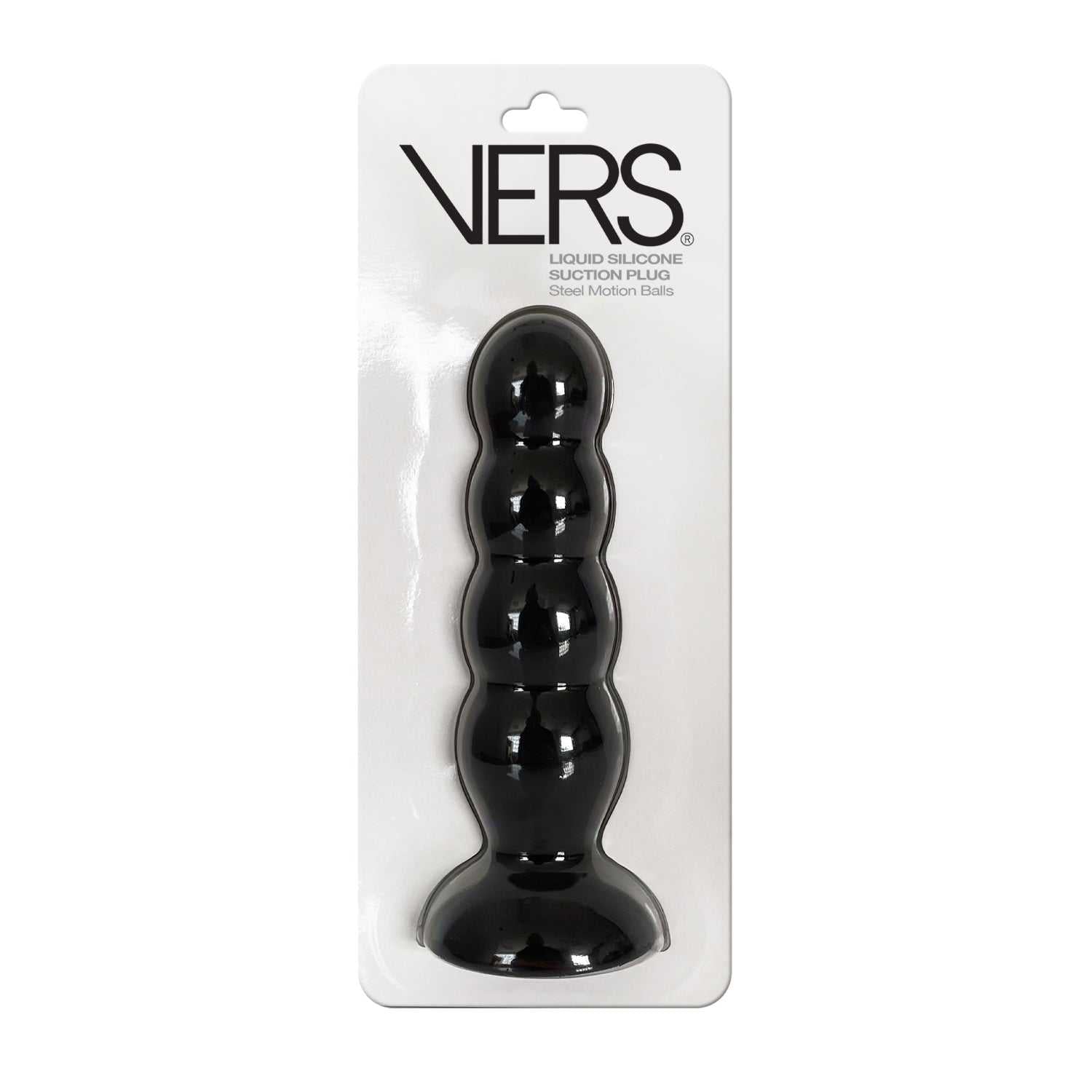 Vers Liquid Silicone Suction Plug - Black Luxe Ember Essentials
