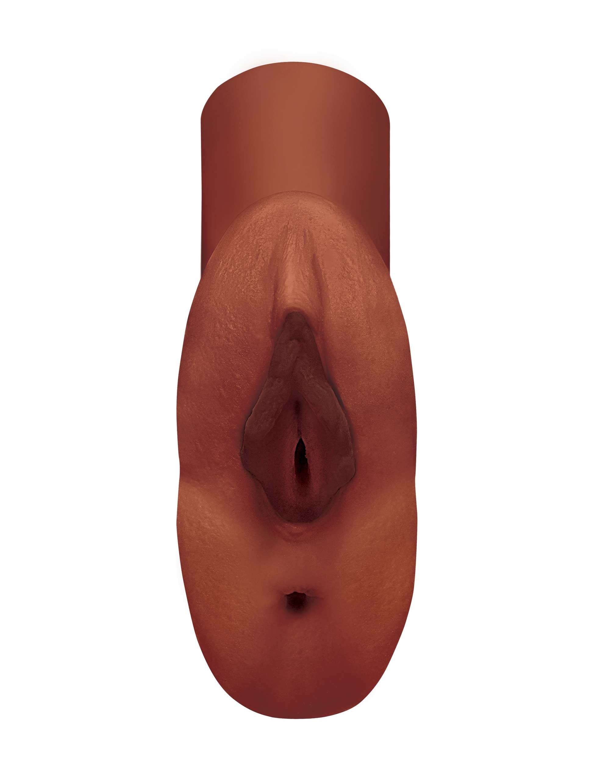 Perfect Pussy Double Stroker - Brown Luxe Ember Essentials