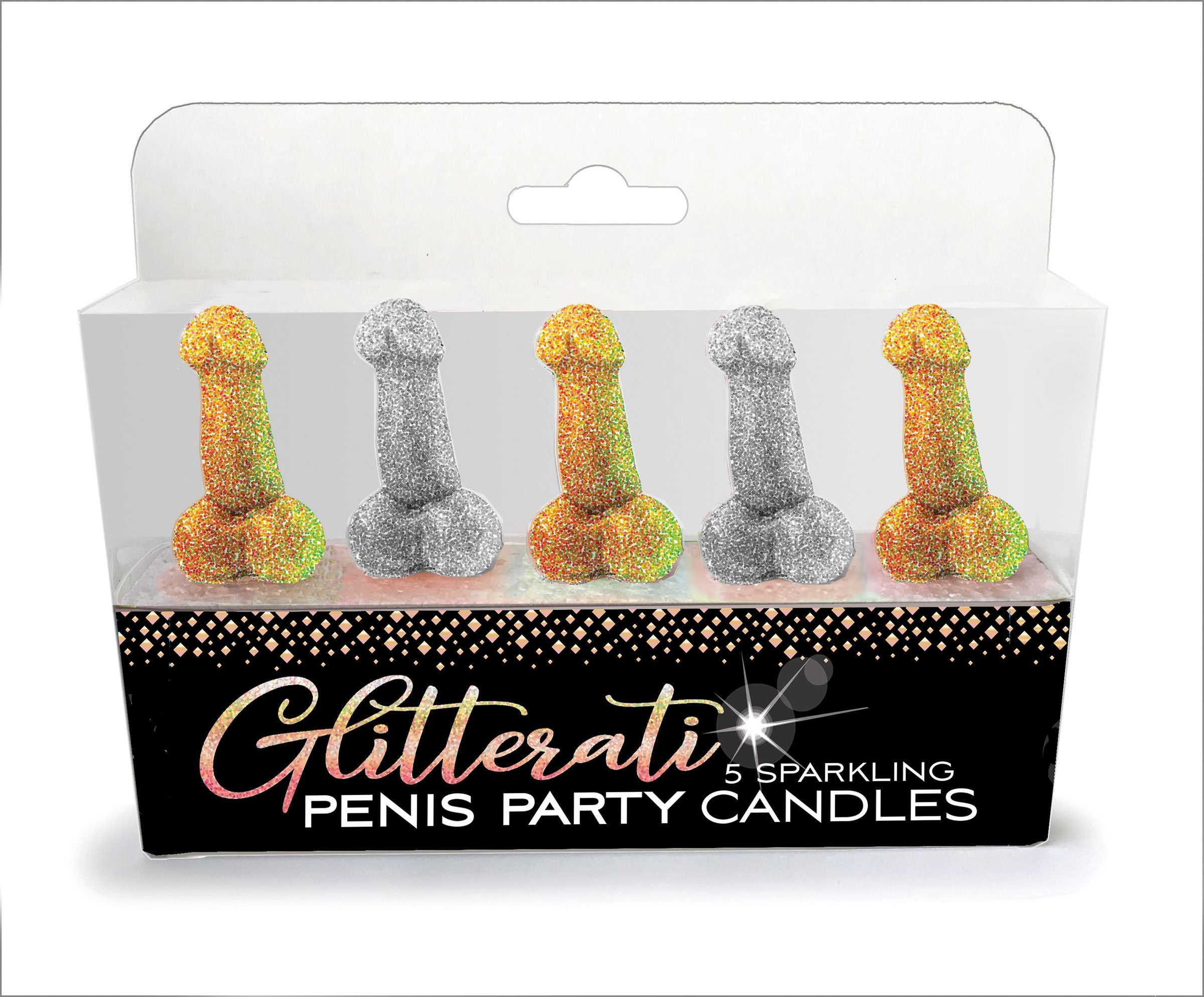 Glitterati Penis Party Candles Luxe Ember Essentials