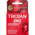 Trojan Enz Non-Lubricated Condoms - 3 Pack Luxe Ember Essentials