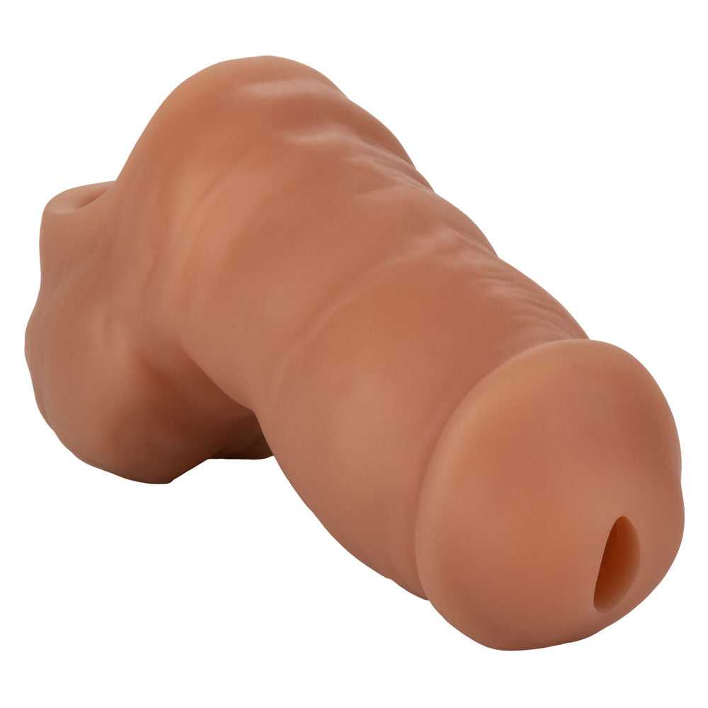 Packer Gear 4 Inch Ultra-Soft Silicone Stp Packer - Brown Luxe Ember Essentials