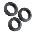 Adam's 3-Piece Penis Ring Set - Black Luxe Ember Essentials