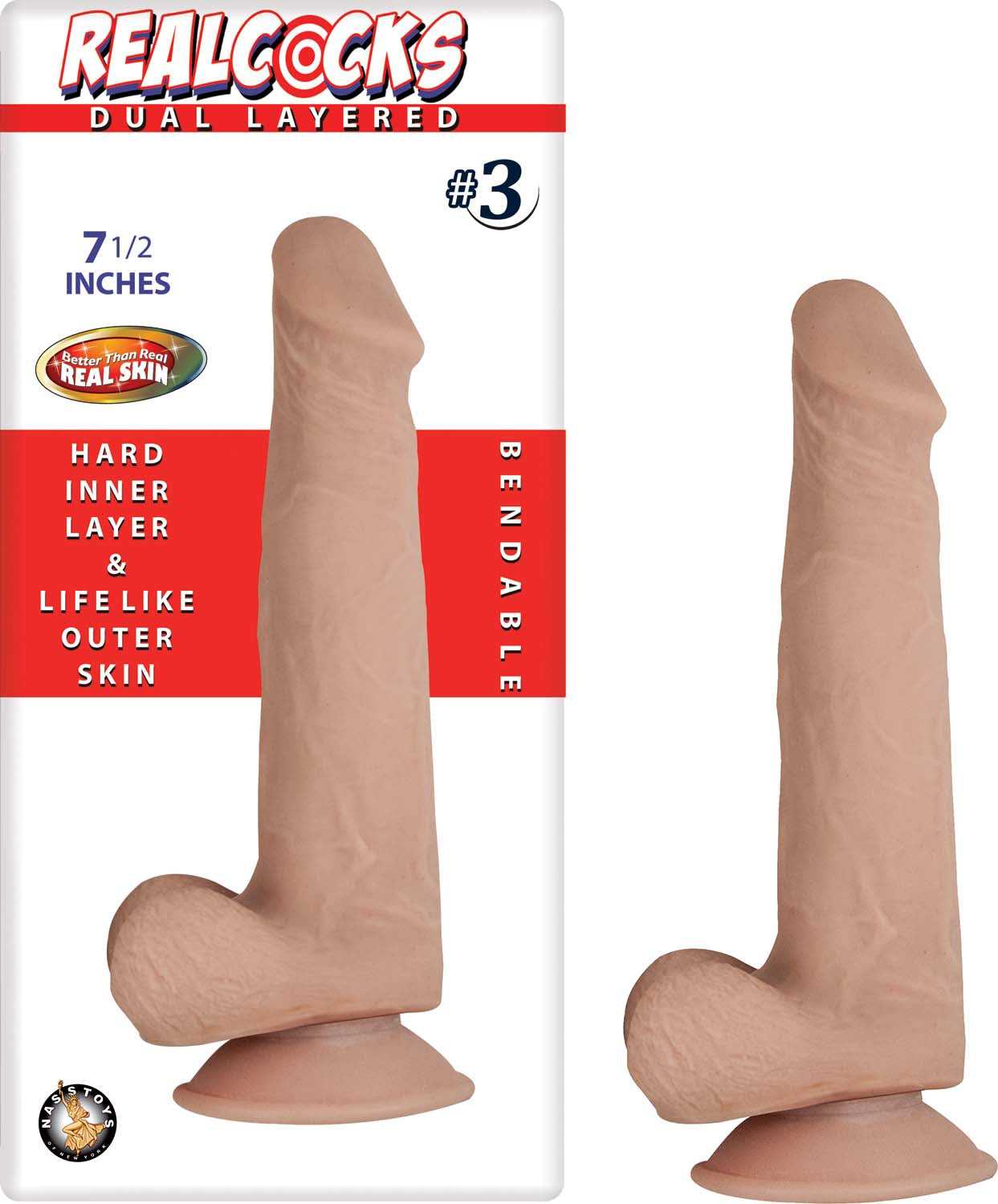 Realcocks Dual Layered #3 - Flesh Luxe Ember Essentials