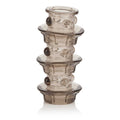Dr. Joel Kaplan Beaded Girth Ring Triple Stacker Luxe Ember Essentials