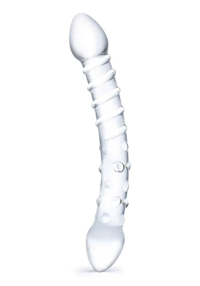 Double Trouble Glass Dildo Luxe Ember Essentials