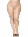 "Suki Plus Sheer Tights - Queen - Nude LA-0992QNUDQ"
