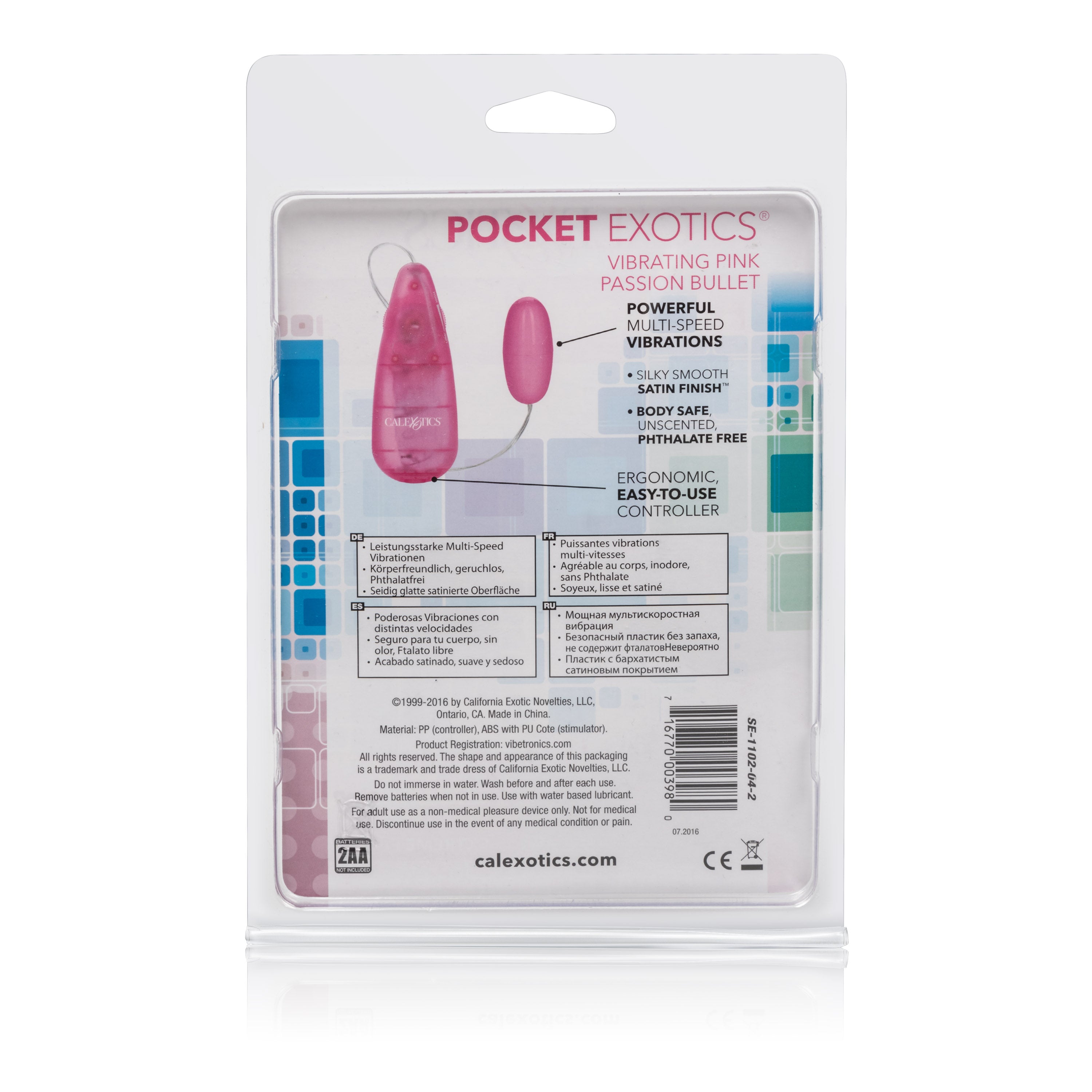 "Pocket Exotics Bullet - Pink Passion SE1102042"