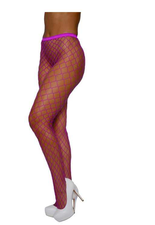 Pantyhose Fence Net - Os - Neon Magenta Luxe Ember Essentials