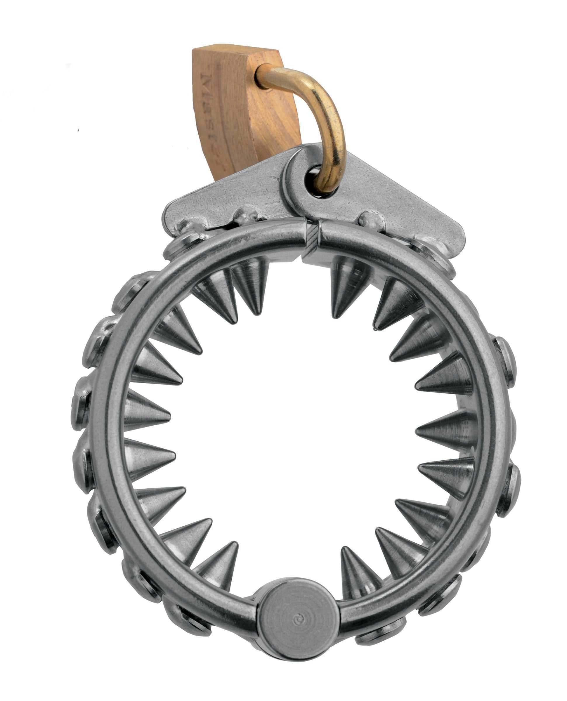Impaler Locking Cbt Ring With Spikes Luxe Ember Essentials