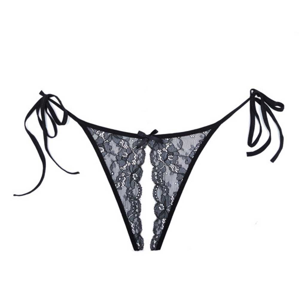Adore Sugar Panty - One Size - Black Luxe Ember Essentials