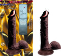 Lifelike Vibrating Black Prince 6'' Luxe Ember Essentials