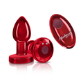 Vibrating Red Metal Remote Plug - Small Luxe Ember Essentials