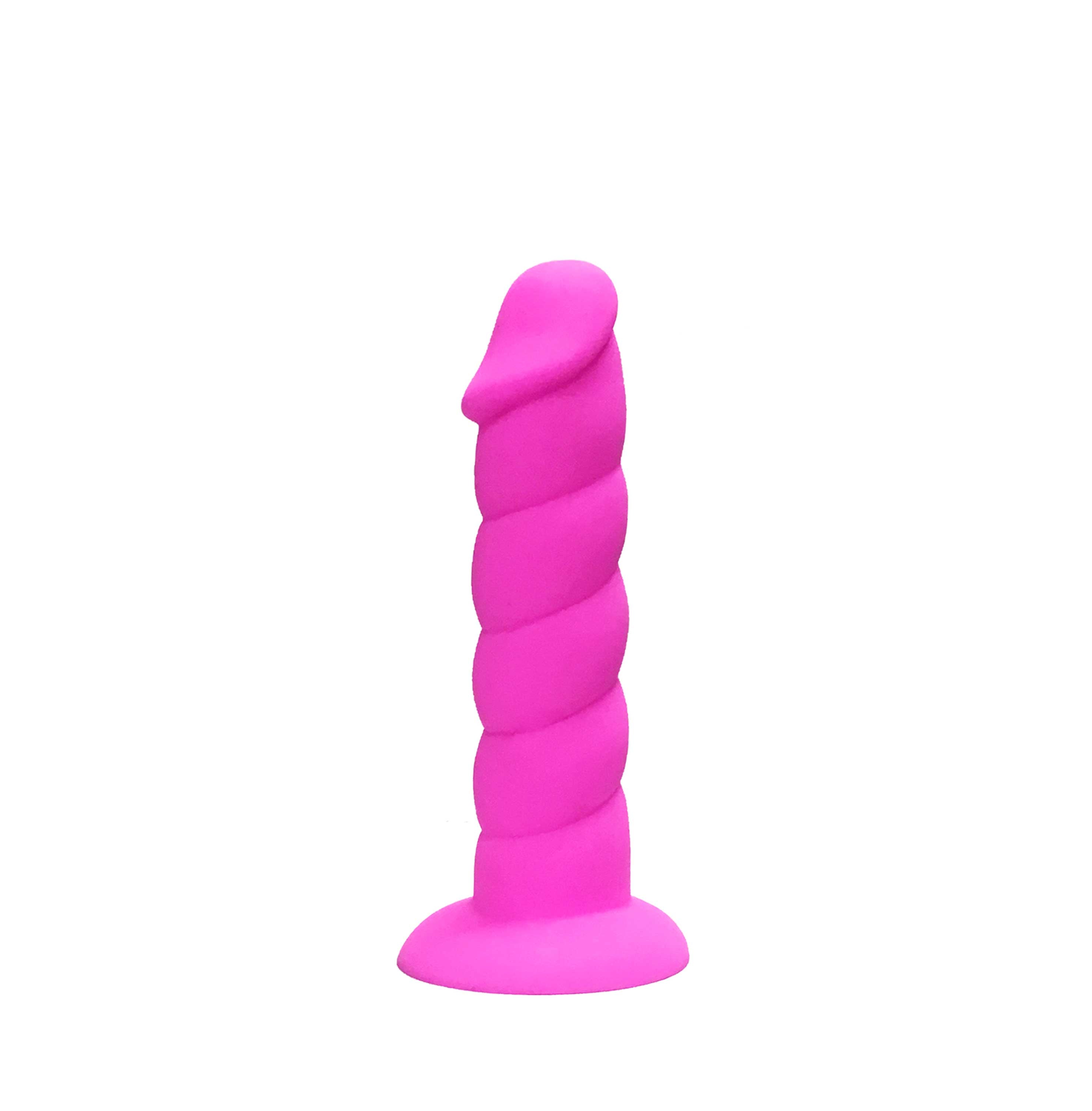 Suga-Daddy 7 Inch Dong - Pink Luxe Ember Essentials