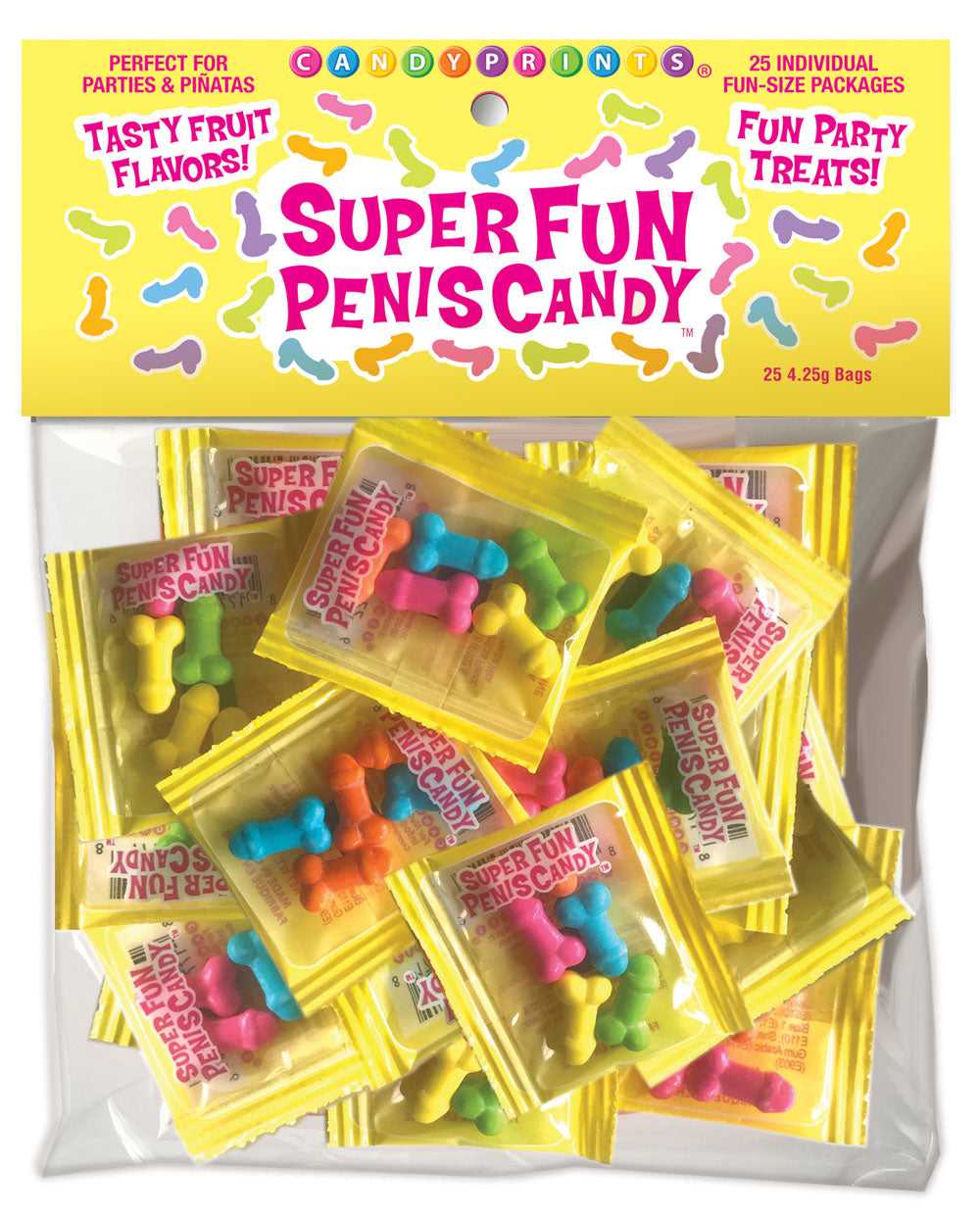 Super Fun Penis Candy 25 Individual Fun-Size Packages Luxe Ember Essentials