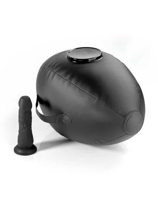 Fetish Fantasy Series Body Dock Inflatable Love Ball - Black Luxe Ember Essentials