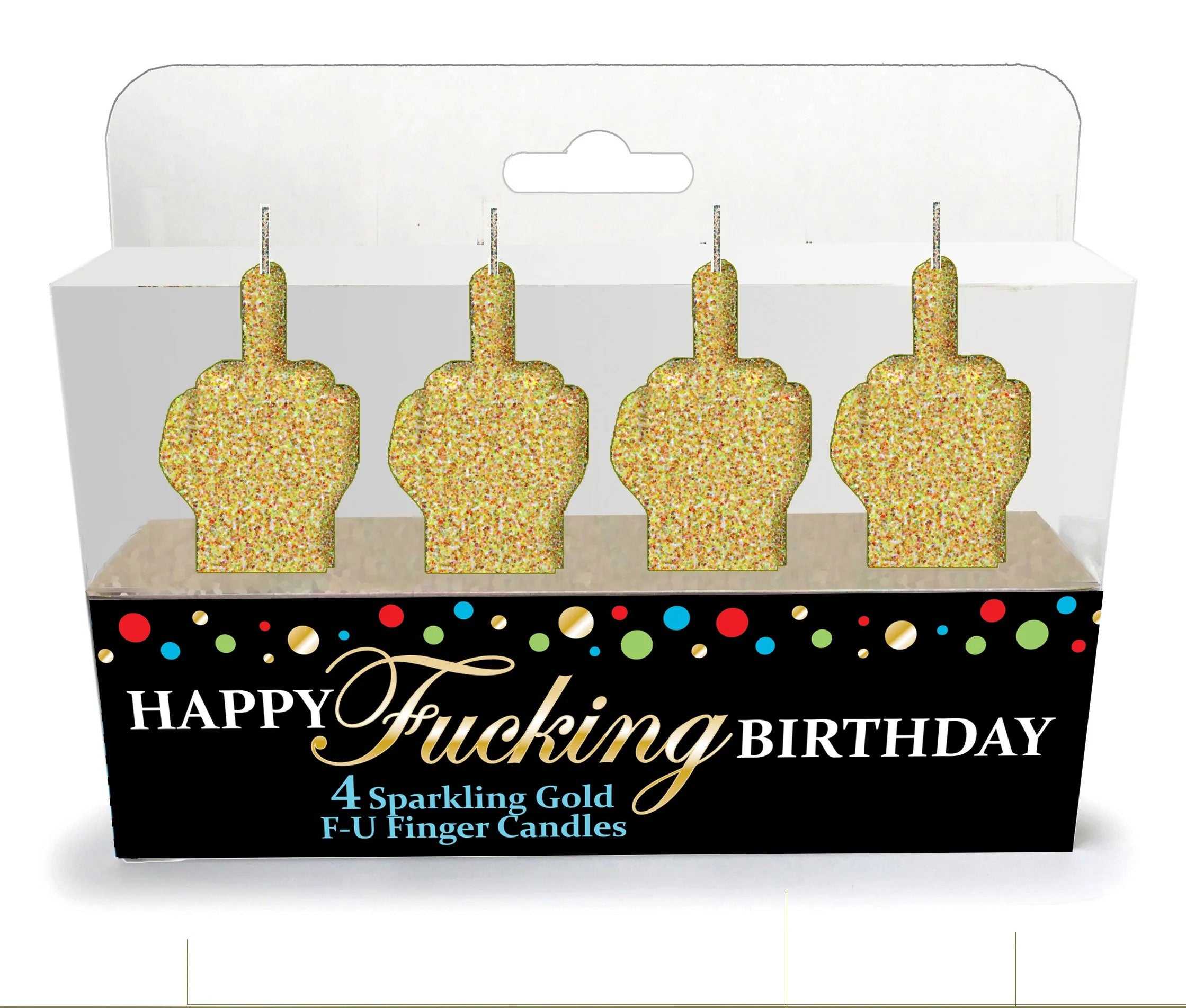 Happy Fucking Birthday Candle Set Luxe Ember Essentials