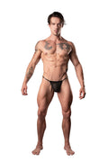 Show Stopper - Posing Strap - One Size - Black Luxe Ember Essentials