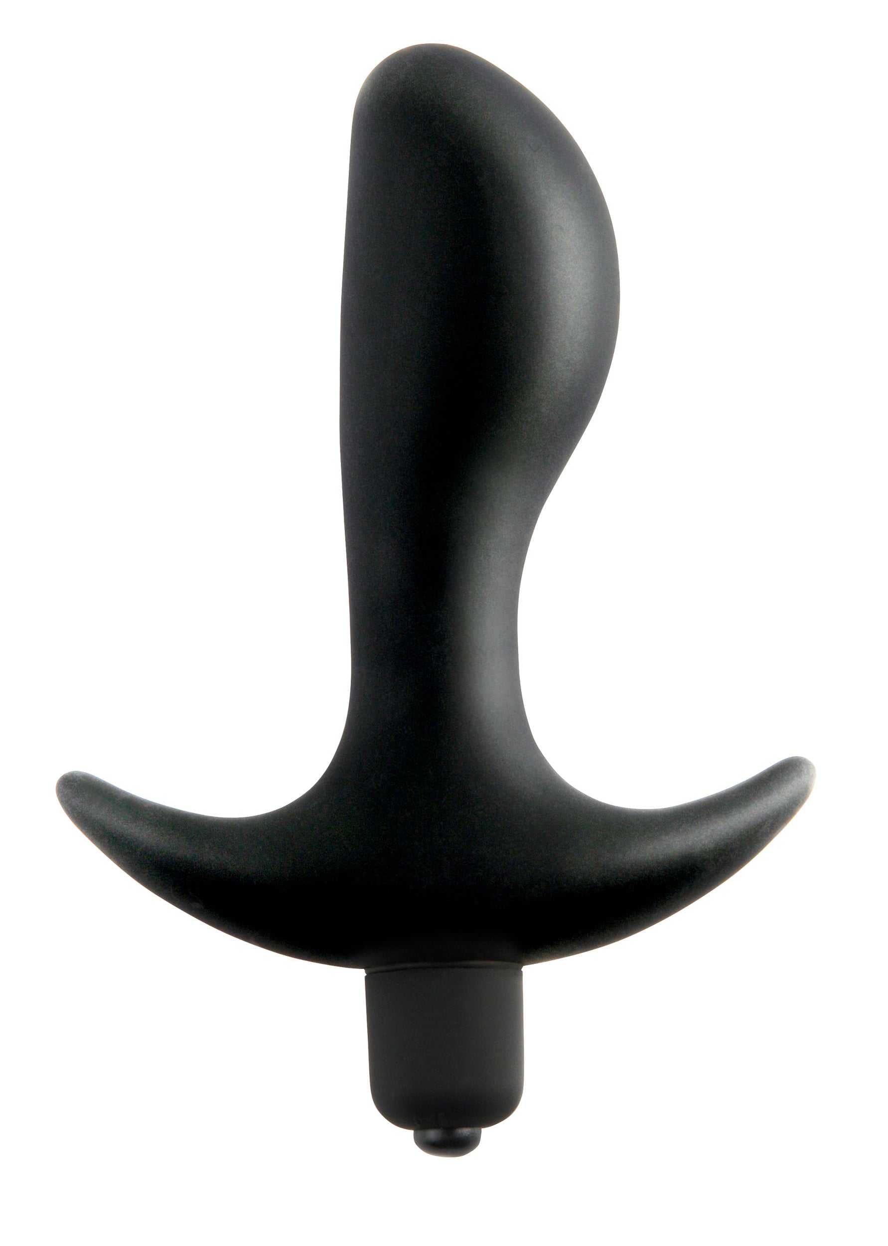 Anal Fantasy Collection Vibrating Perfect Plug - Black Luxe Ember Essentials