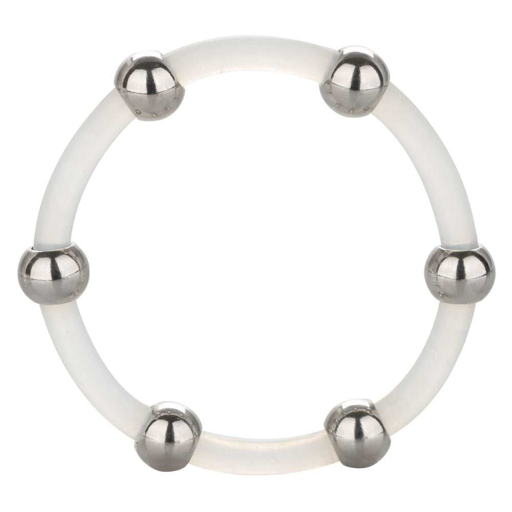 Steel Beaded Silicone Ring - X-Large Luxe Ember Essentials