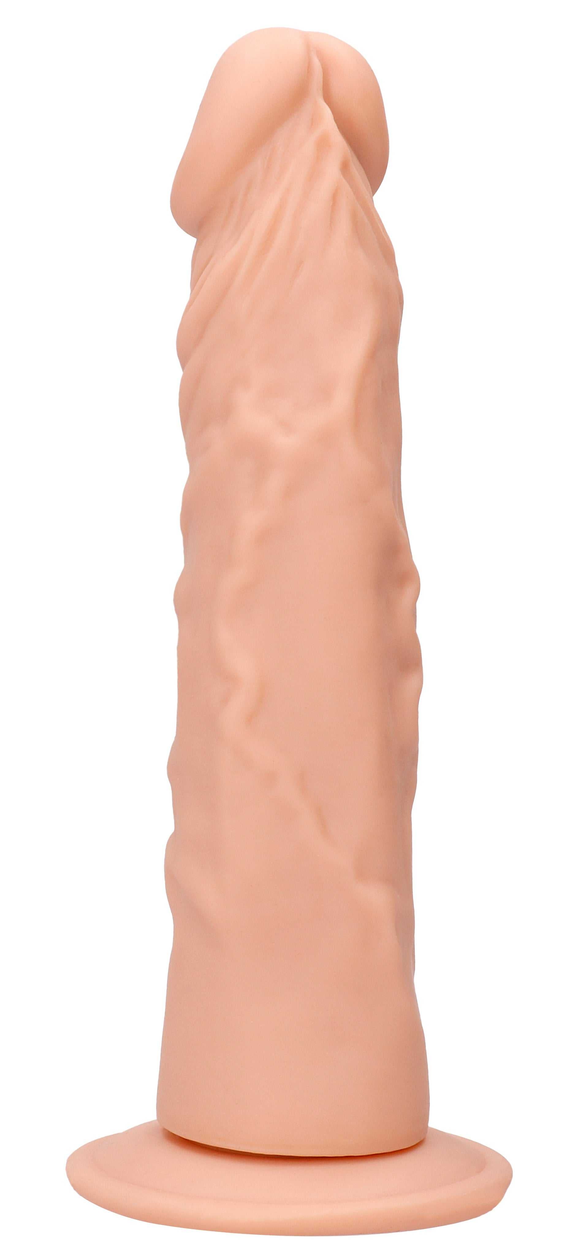 8 Inch Dong Without Testicles - Flesh Luxe Ember Essentials