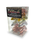 Glitterati Penis Party Ornaments 8 Pcs - Rose Gold Luxe Ember Essentials