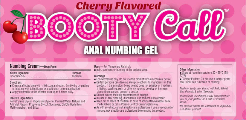 "Booty Call Anal Numbing Gel - 1.5 Fl. Oz. LG-BT303"