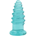 "Crystal Jellies - Anal Twist - 5 Inch Teal DJ0289-10-CD"
