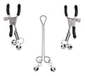 "Shadow Bell Nipple and Clit Jewelry Silver SS10305"