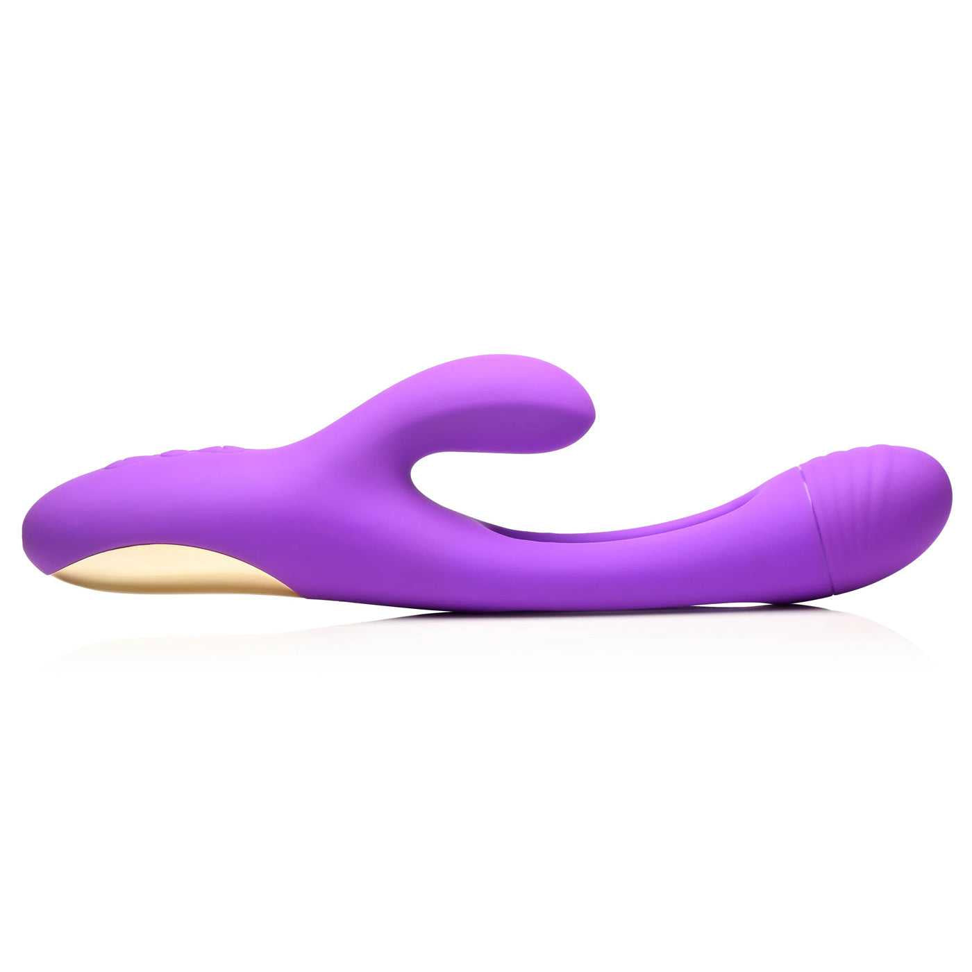 Tri-Flick Flicking Silicone Rabbit Vibrator - Purple Luxe Ember Essentials
