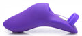 7x Finger Bang Her Pro Silicone Vibrator - Purple Luxe Ember Essentials