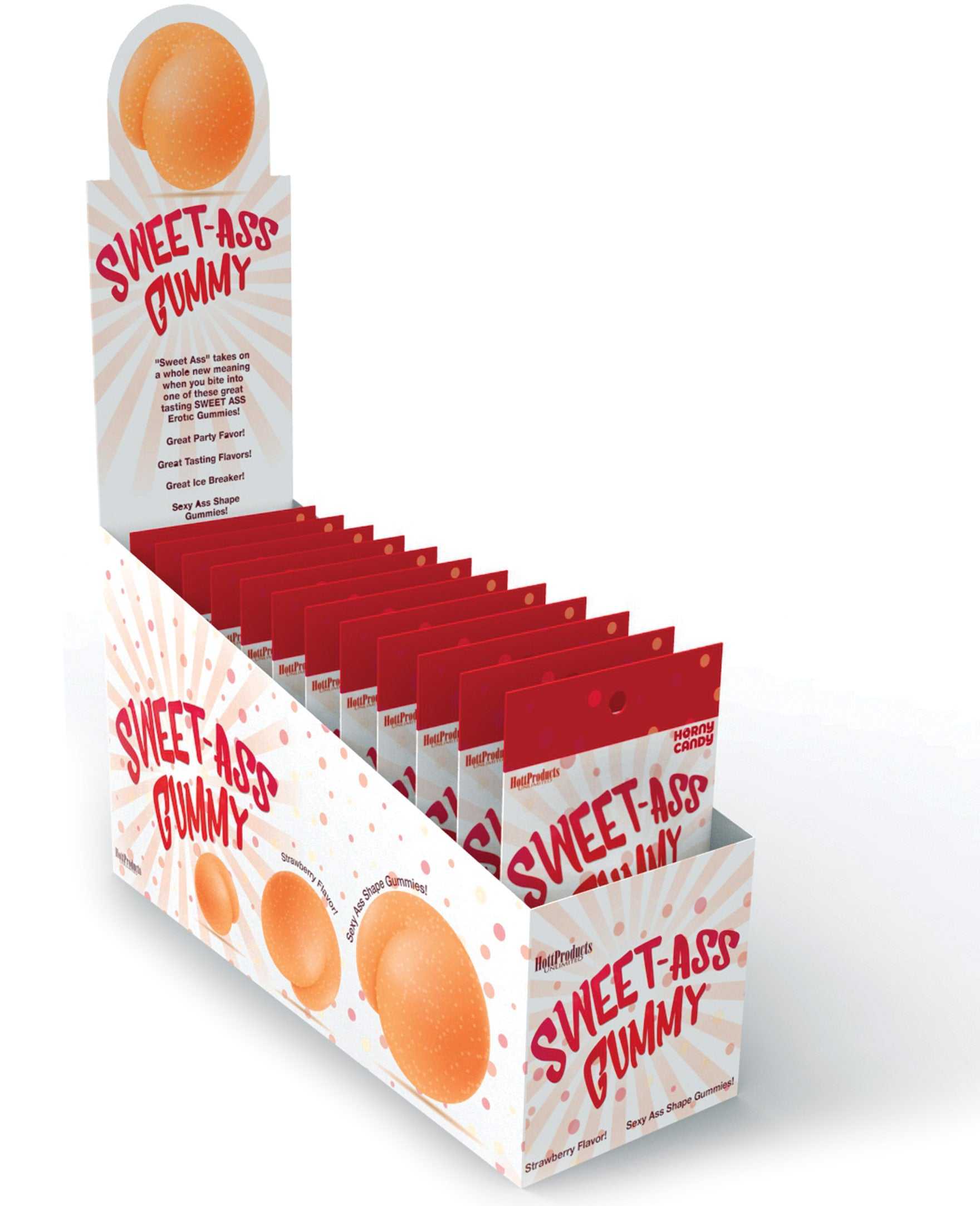 Sweet Ass Gummy - 12 Piece P.O.P. Display Luxe Ember Essentials