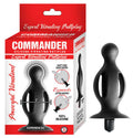 Commander Expert Vibrating Buttplug - Black Luxe Ember Essentials
