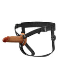 Fantasy X-Tensions Elite 5" Silicone Hollow Strap-on Dual Density - Brown Luxe Ember Essentials