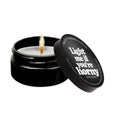 Light Me if You're Horny - Massage Candle - 2 Oz - Vanilla Luxe Ember Essentials
